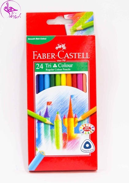 مداد رنگی24رنگ جامبو فابرکستل