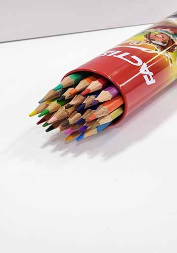 مداد رنگی 24رنگ استوانه ای فکتیس