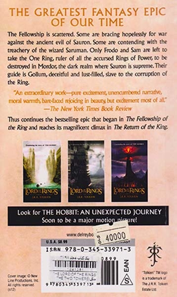 THE LORD OF THE RINGS 2-THE TWO TOWERS