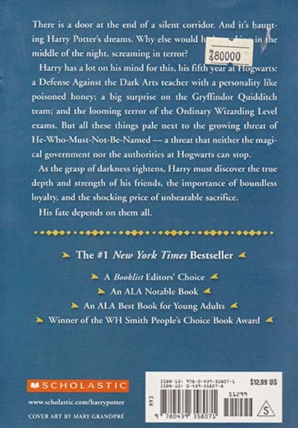 HARRY POTTER AND THE ORDER OF THE PHOENIX 5