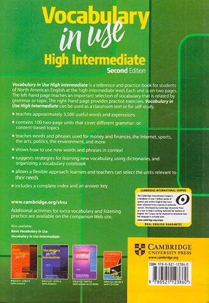 VOCABULARY IN USE HIGH INTERMEDIATE