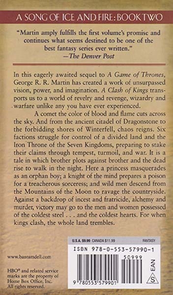 A SONG OF ICE AND FIRE 2 - A CLASH OF KINGS