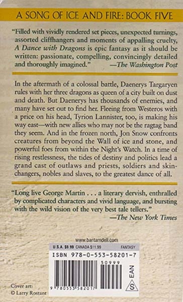 A SONG OF ICE AND FIRE 5 - A DANCE WITH DRAGONS