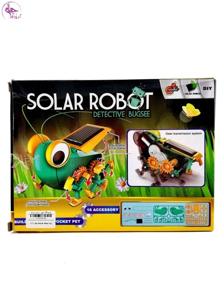 کیت ساختنی خورشیدی ربات سوسکی برند سولار ربات