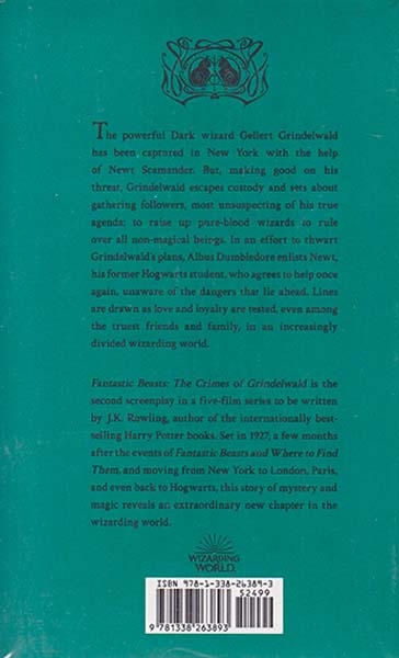 FANTASTICK BEASTS THE CRIMES OF GRINDELWALD