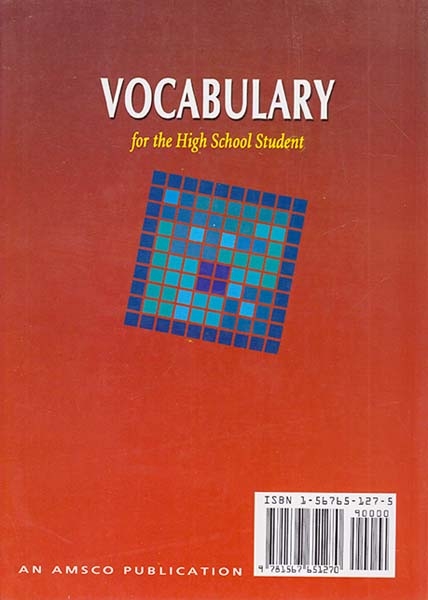 VOCABULARY FOR HIGH SCHOOL STUDENT