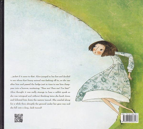 دفترچه یادداشت خشتی جیحون طرح Alice In Woderlond 3