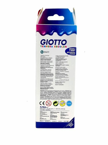 گواش 6 رنگ جیوتو ایتالیا