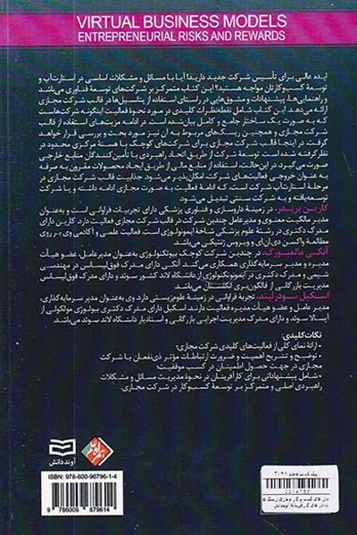 مدل های کسب و کار مجازی(ریسک ها و پاداش های کارآفرینانه)