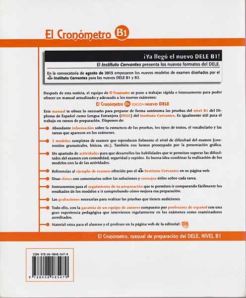 EL CRONOMETRO NIVEL B1