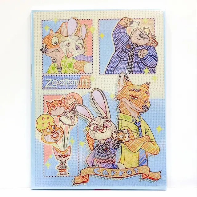 نقاشی الماسی طرح زوتوپیا Zootopia