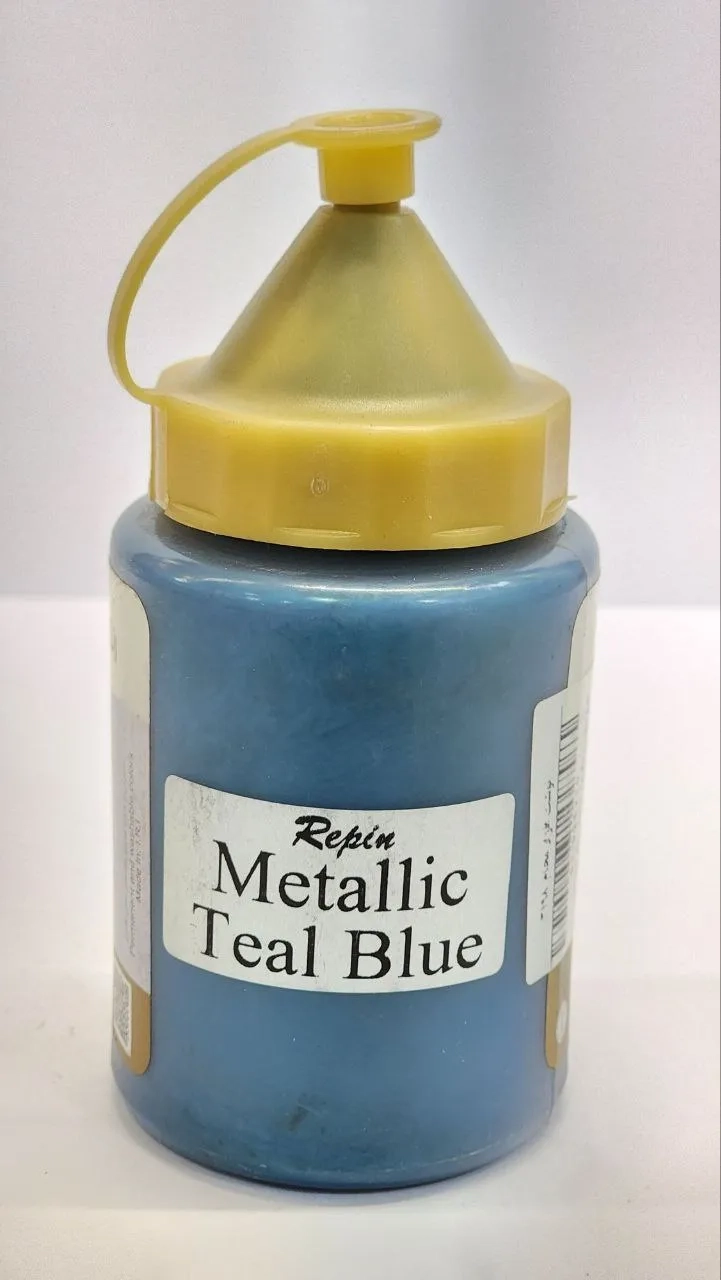 رنگ اکریلیک 280 میل metallic teal blue رپین