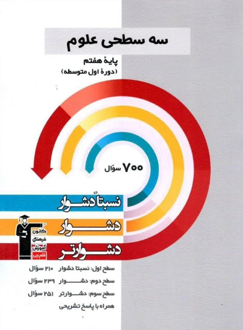 سه سطحی علوم هفتم(متوسطه)قلم چی5451