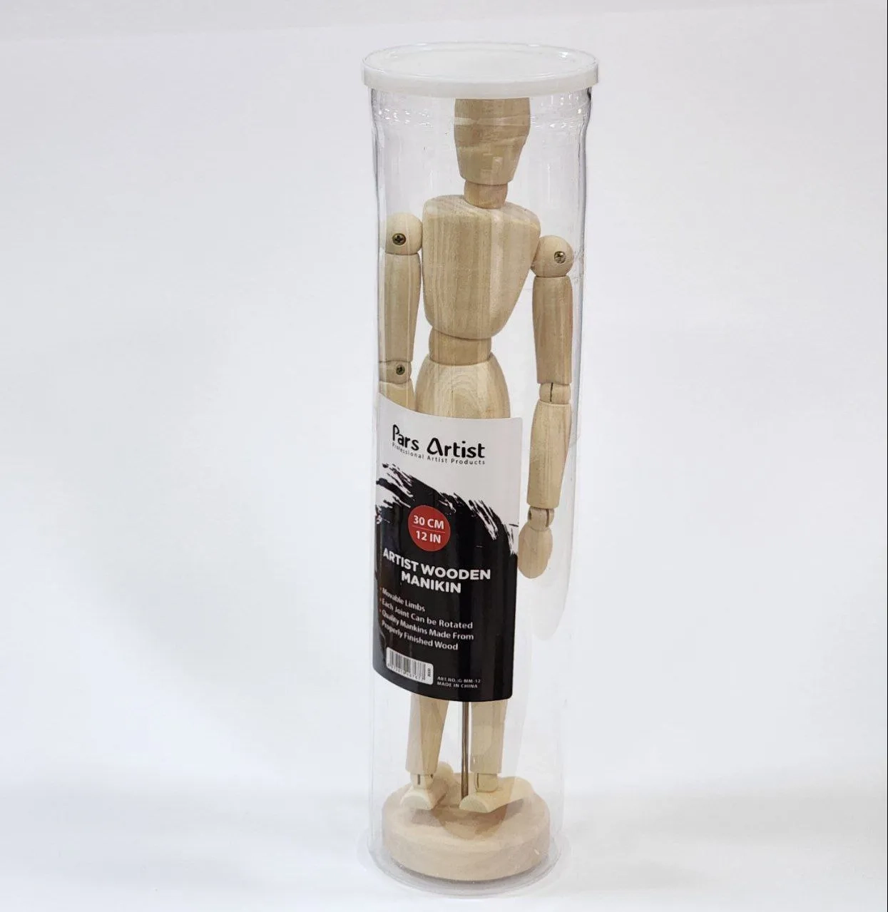 آدمک طراحی چوبی 30 سانت پارس آرتیست