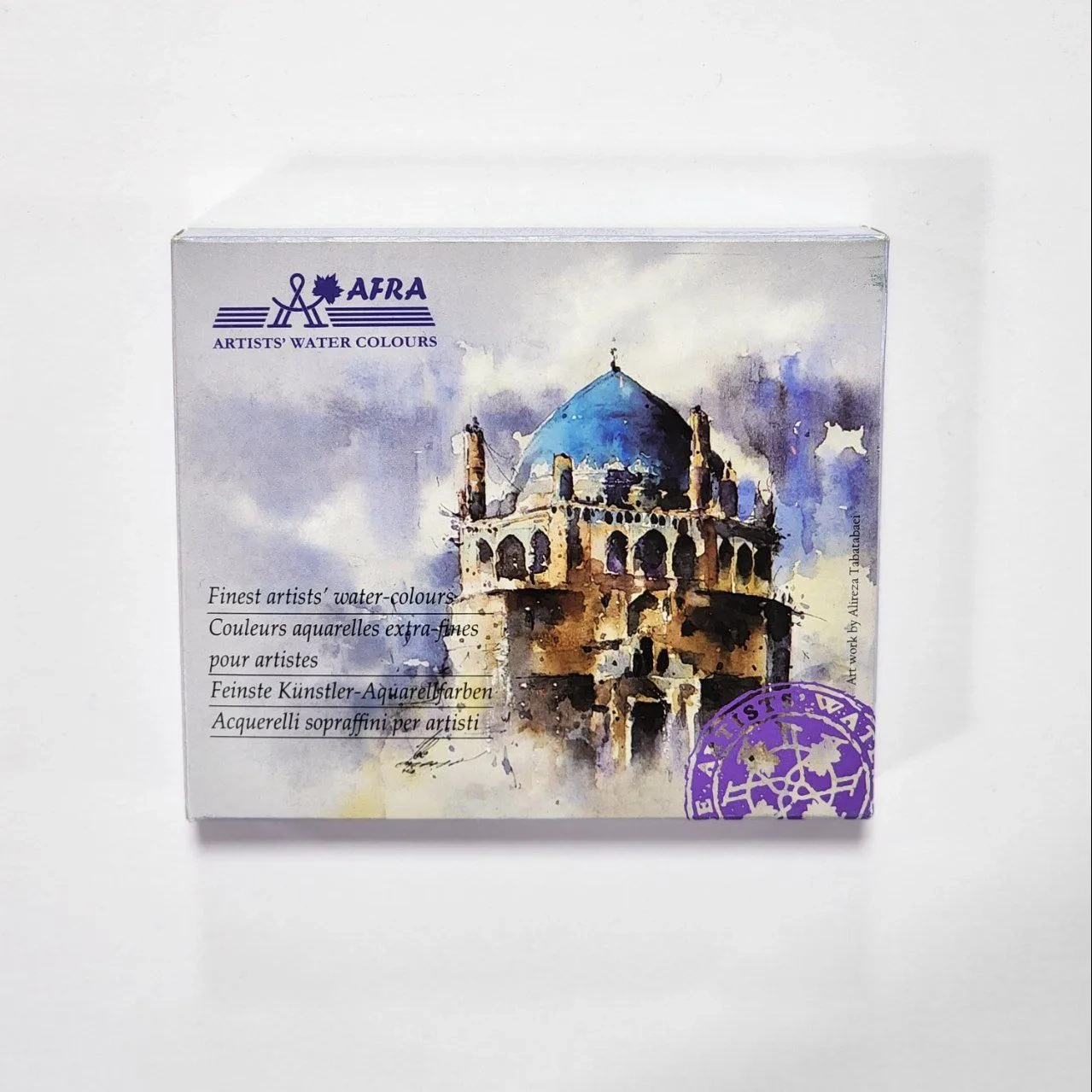 آبرنگ 12 رنگ افرا