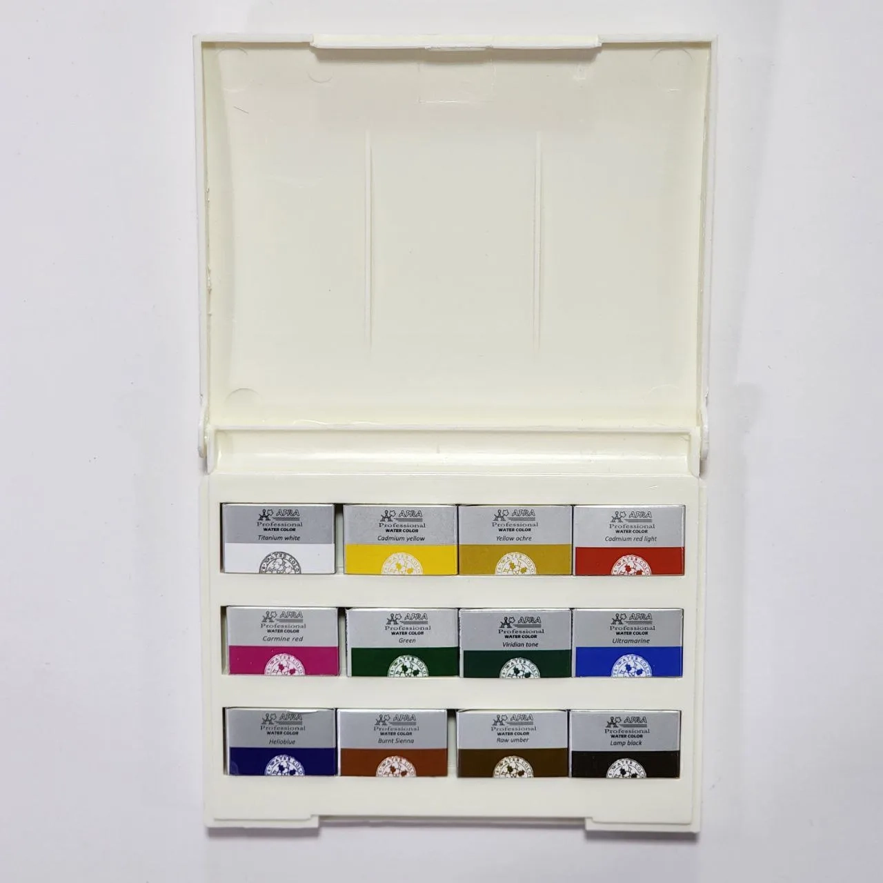 آبرنگ 12 رنگ افرا