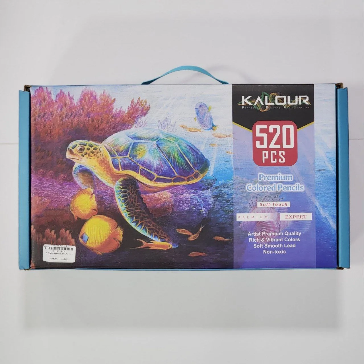 مدادرنگی 520 رنگ جعبه فلزی کالور KALOUR