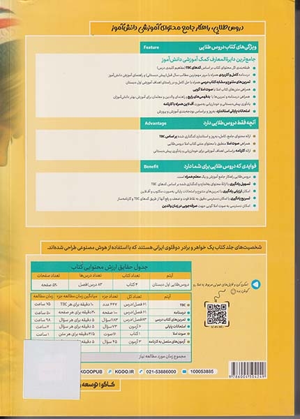 دروس طلایی پلاس اول(دبستان)کاگو