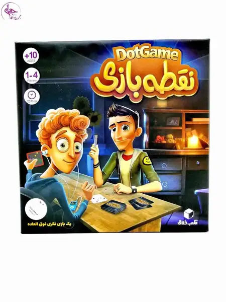 بازی فکری کارتی نقطه بازی برند مکعب خلاق