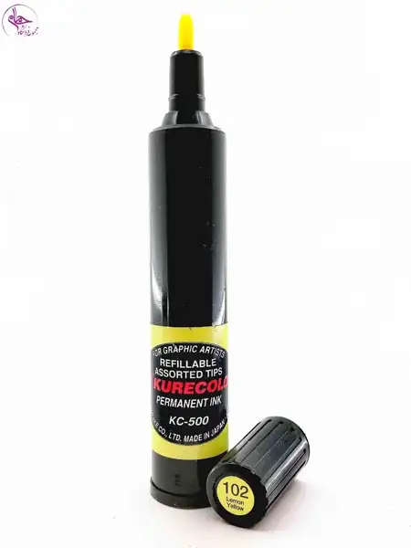 ماژیک طراحی کیوکالر Lemon Yellow کد 102