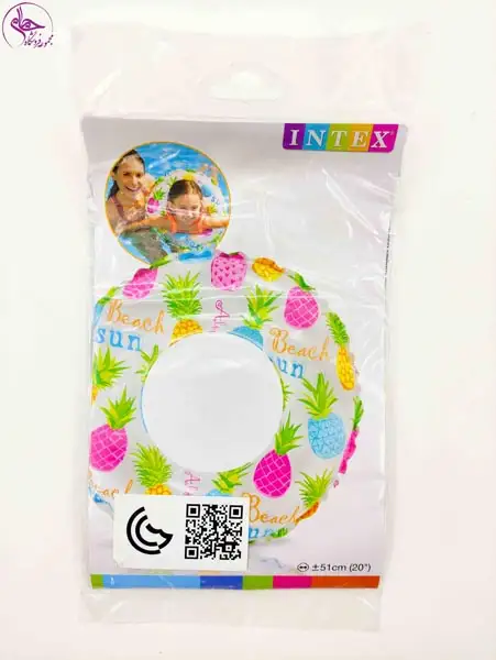 حلقه شنا طرح آناناس 51 سانت کد 59230 برند اینتکس