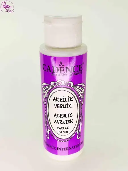 ورنیها وارنیش حلال آب براق70میل کادنس