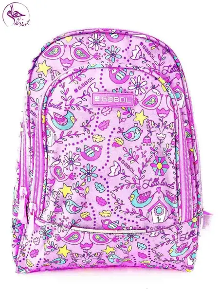 کيف مدرسه سه زيپ بنفش224228099-Brid گابل