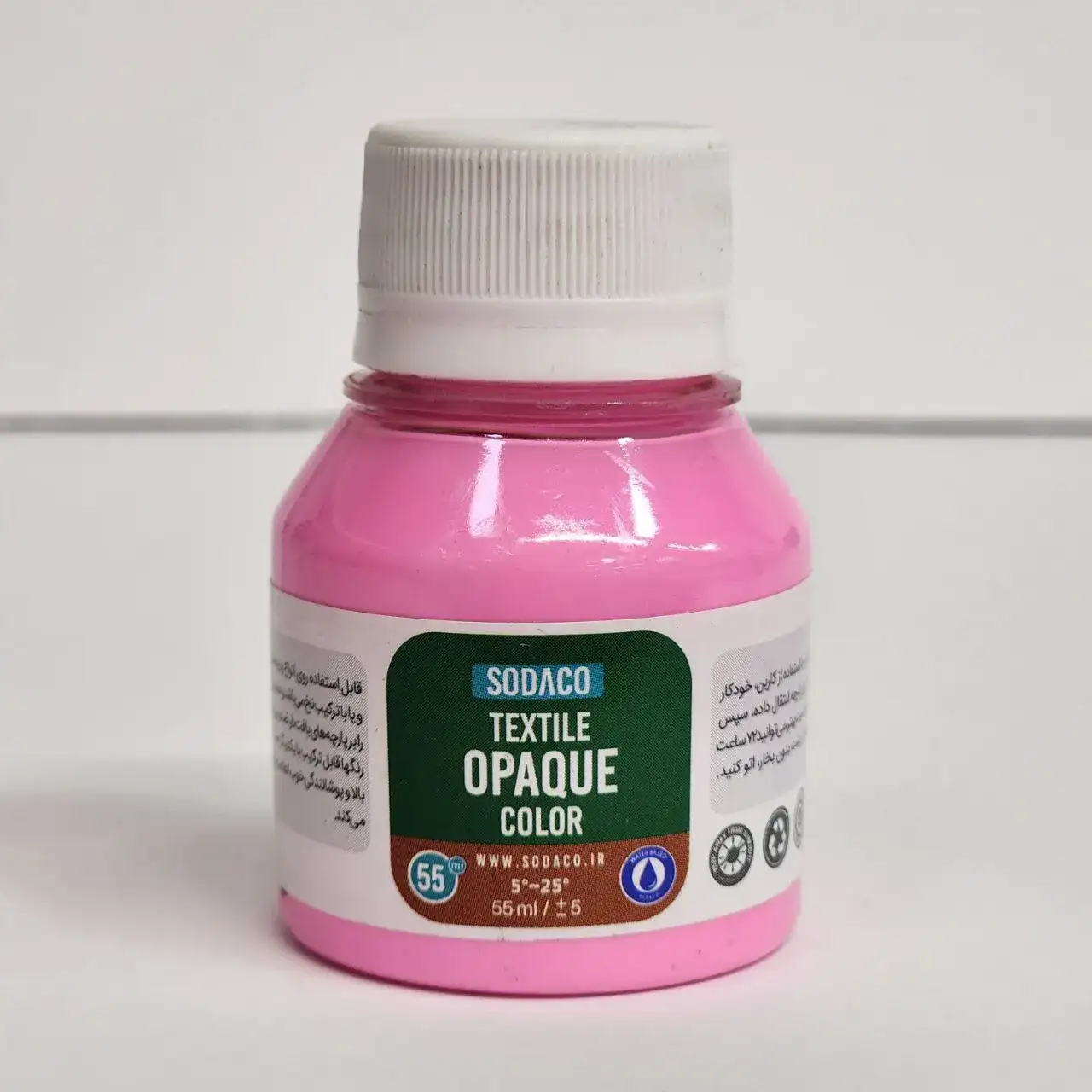 رنگ پارچه 55میل سوداکو صورتی کد1894