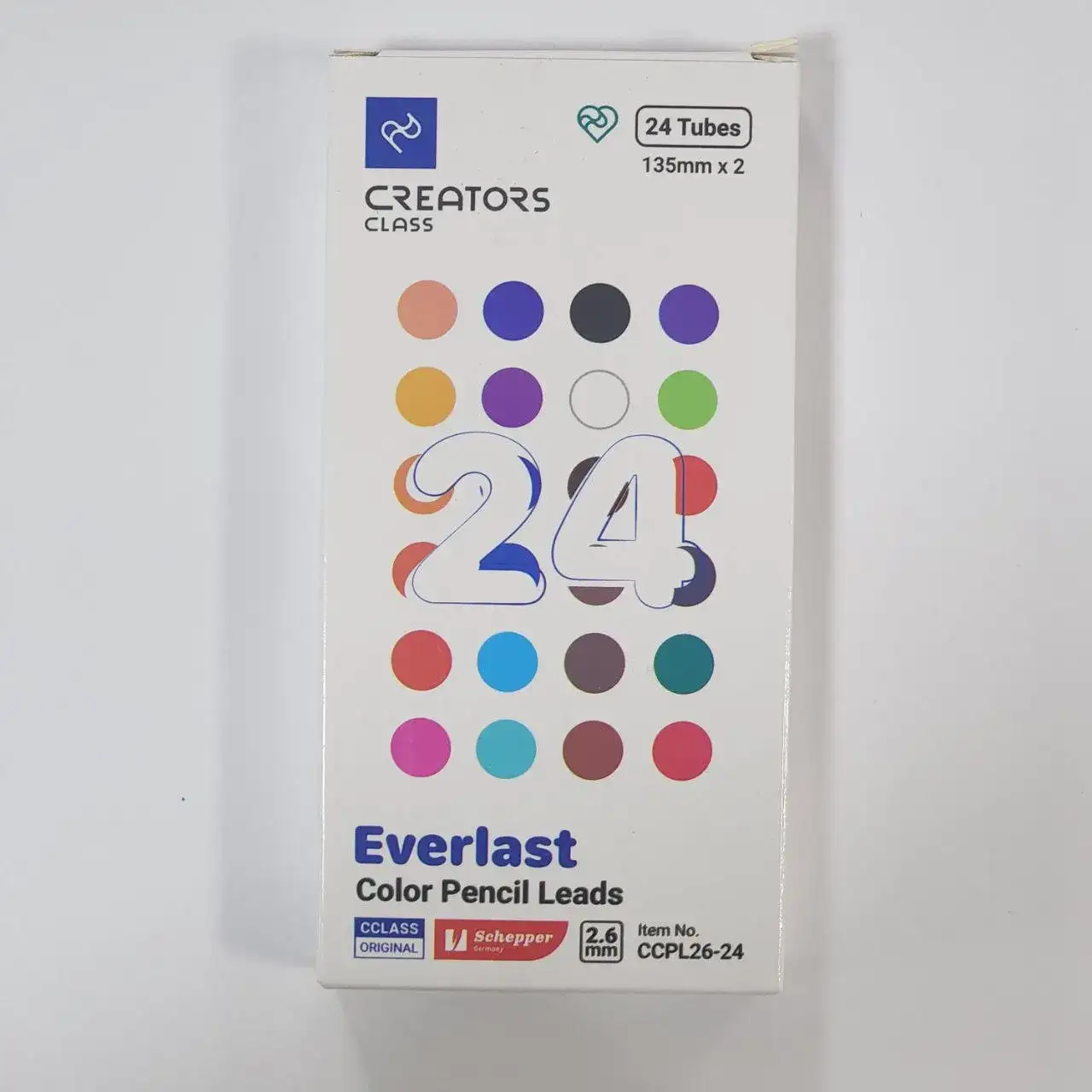 مغز مداد رنگی 24 رنگ اتودی سی کلاس