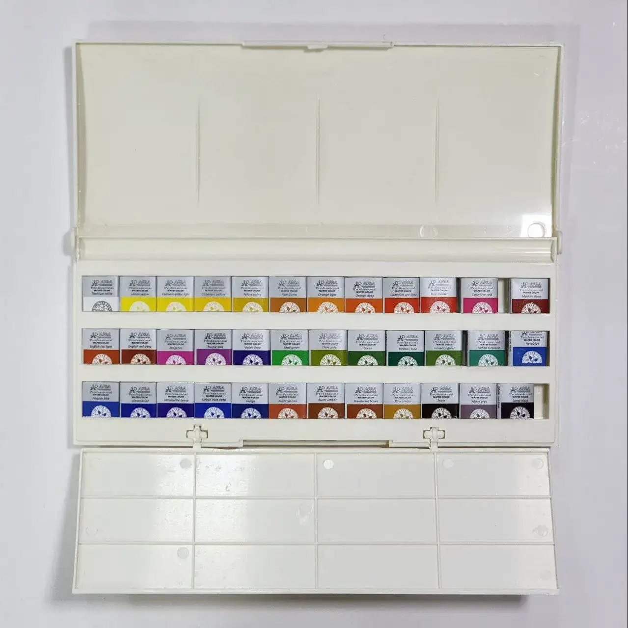 آبرنگ 36 رنگ افرا